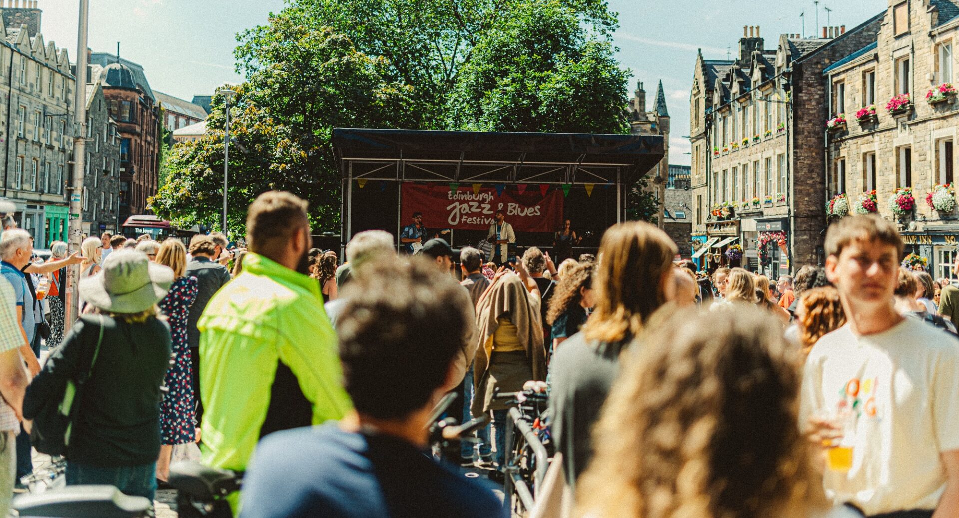 Edinburgh Jazz and Blues Festival street