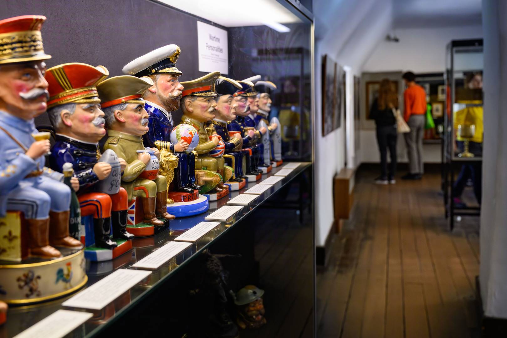 Toby Jug collection modelled on wartime personalities